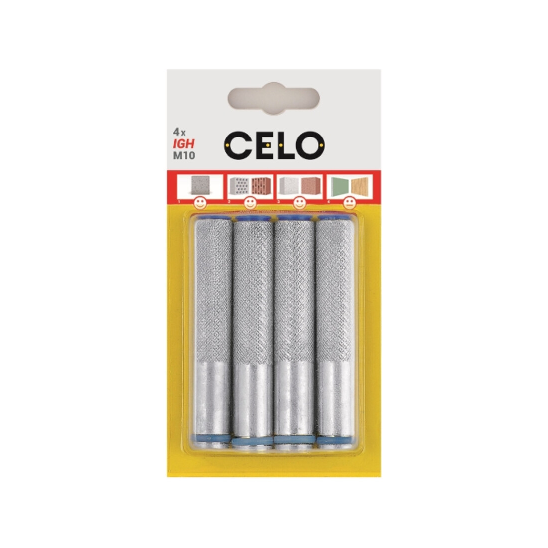 CELO Blister Innengewindehülse IGH-M 8-80 80 mm