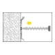 CELO Blister Isolierplattenschraube IPS 80 weiß + PH, A2