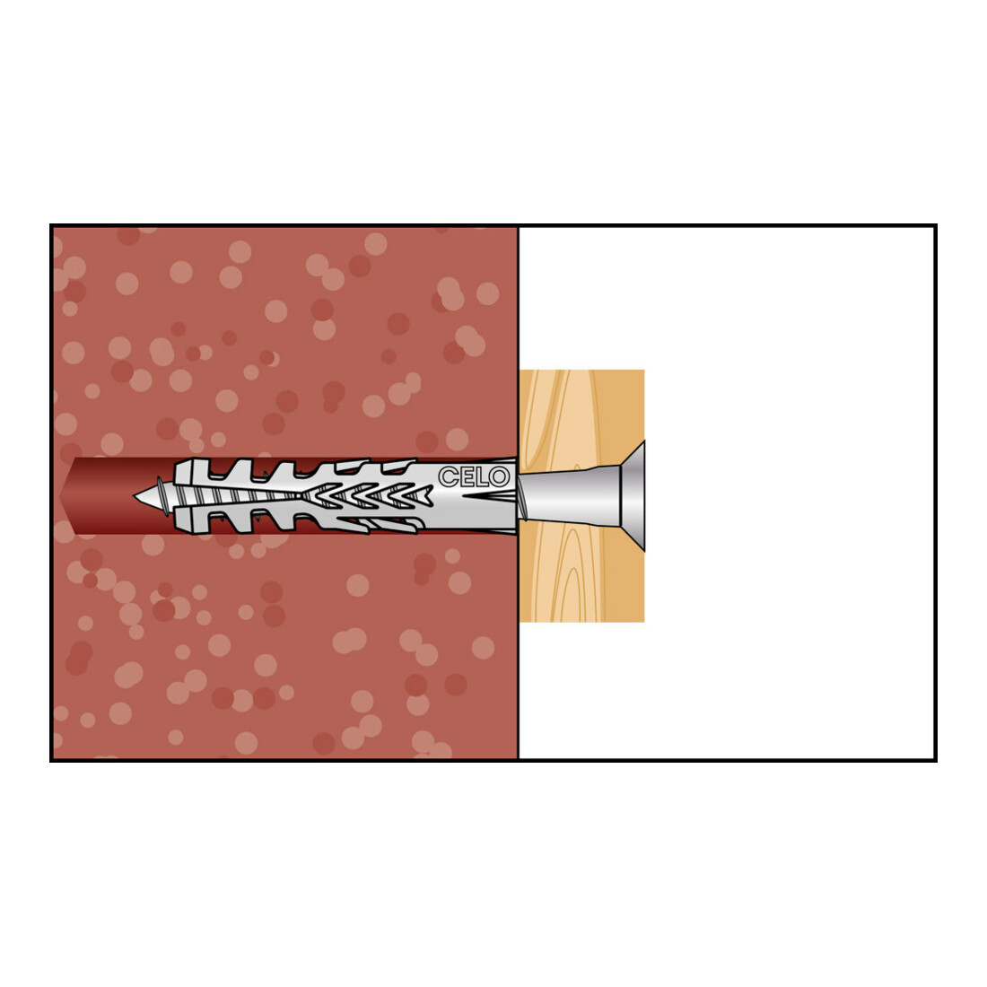 CELO Blister Normaldübel F 7