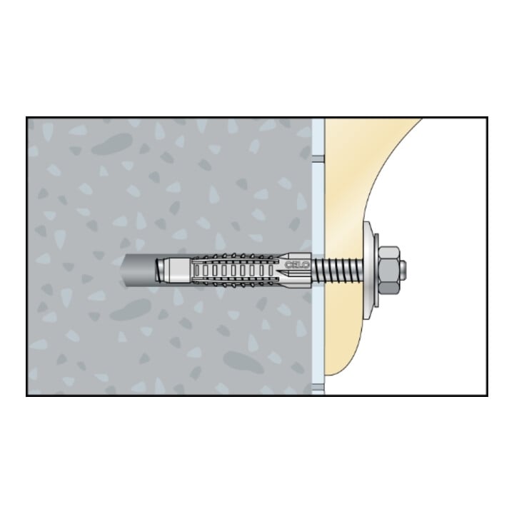 CELO Blister Waschtisch-Befestigung WT MZ14
