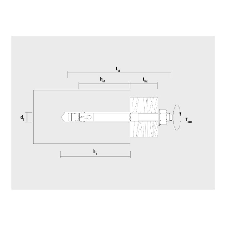 CELO Blitzanker BAZ 12-103/5, galvanisé, Option 1