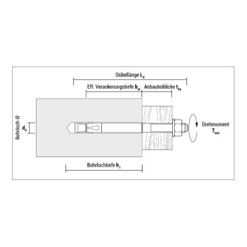 CELO Blitzanker BAZ 12-118/20, nicht rostender Stahl A4, Option 1