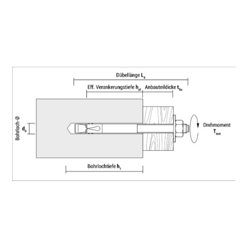 CELO Blitzanker BAZ-H 12-243/153, galv.verz., mit großer Scheibe DIN 440, Option 1
