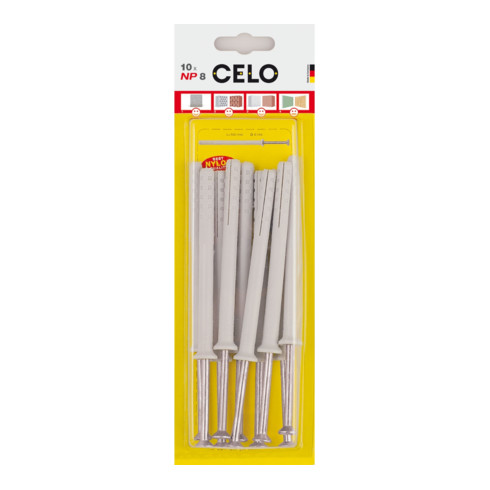 CELO Bouchon de l'ongle du blister NP 8-80