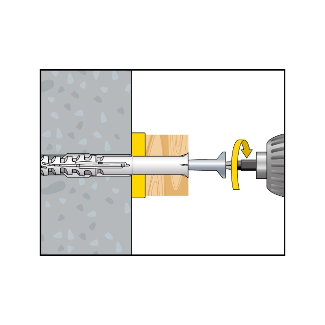 Celo Distanzplatte DP 5, gelb