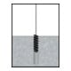 CELO doorsteekanker BAZ-H 16-370/250, gegalvaniseerd, met grote sluitring DIN 440, optie 1