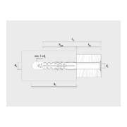 CELO frameanker R 10-115 SSK met zeskantschroef met sluitring, gegalvaniseerd-2