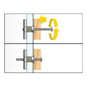 CELO Hohlraumdübel Universal Blister m.Schr. HRU M4 LO-4