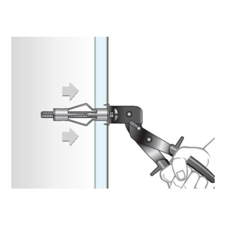 CELO hollewandplug metaal HRM