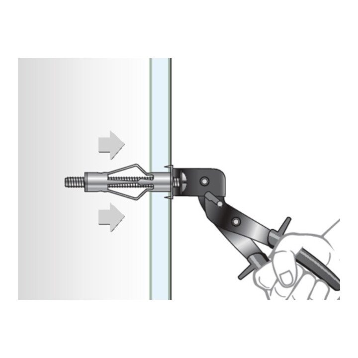CELO hollewandplug metaal HRM