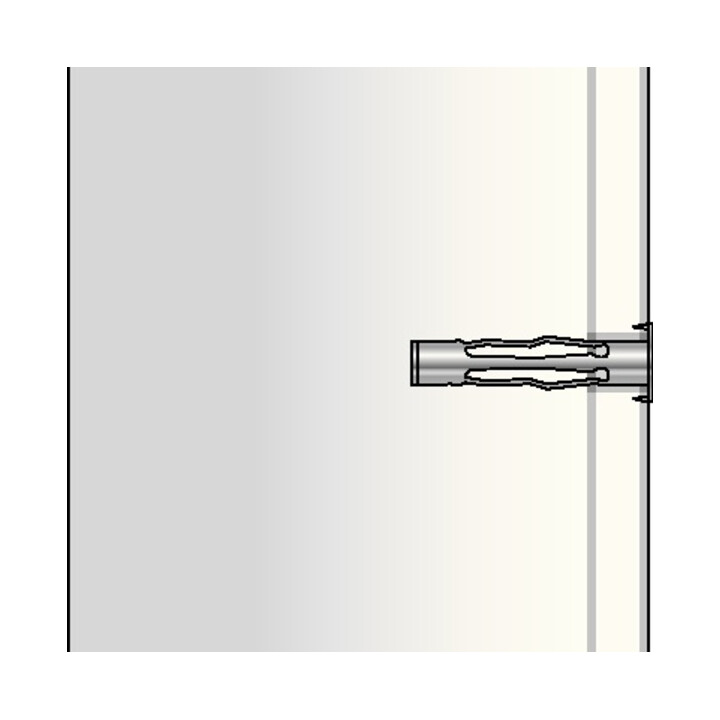 CELO hollewandplug metaal HRM