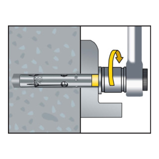 CELO hulsanker Dnbolt DT 20-110/ M16 met zeskantkopschroef, gegalvaniseerd