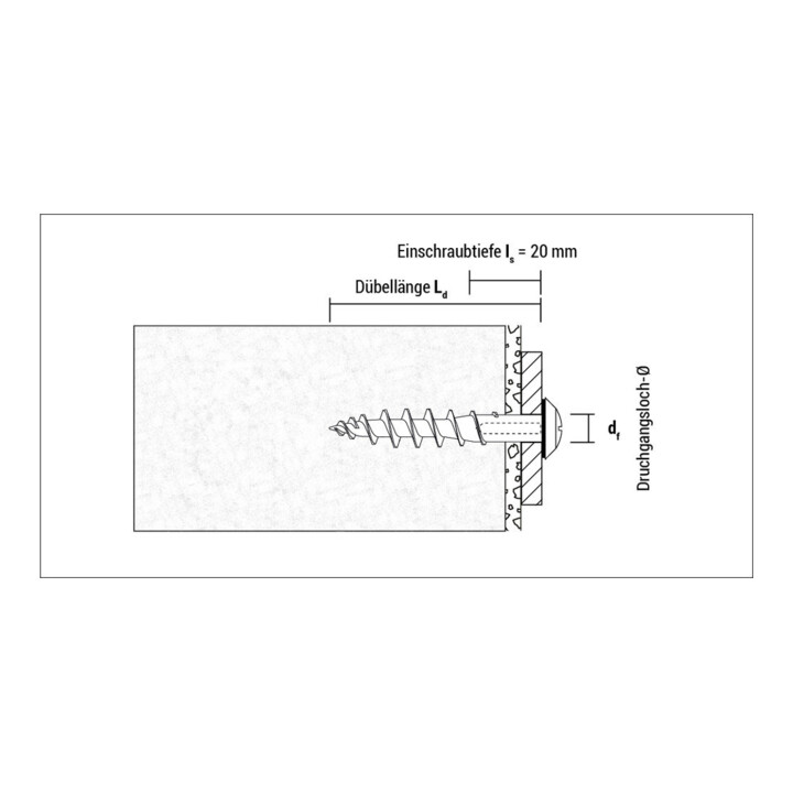 CELO Isolerende paneelschroefplug IPSD-H 55 Telegrey