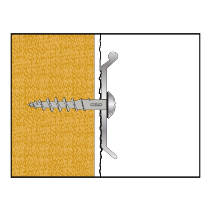 CELO Isolerende paneelschroefplug IPSD-H 55 Telegrey