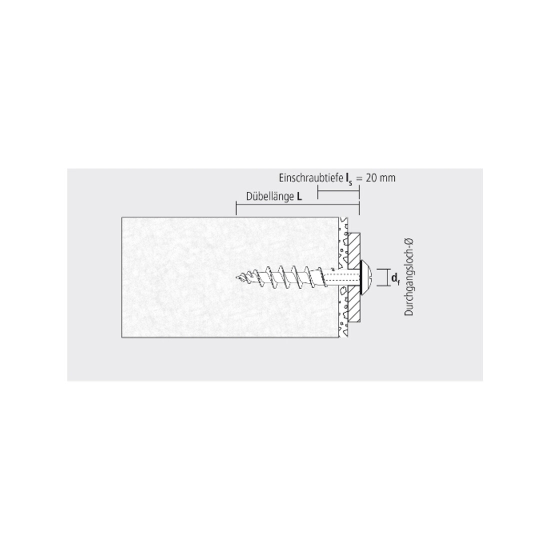 CELO Isolerende paneelschroefplug IPSD-H 55 Telegrey
