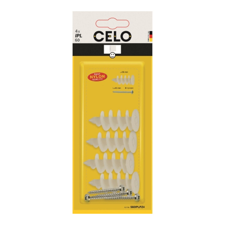 CELO Isolierdübel IPL 60 mit Schraube 4,5x40