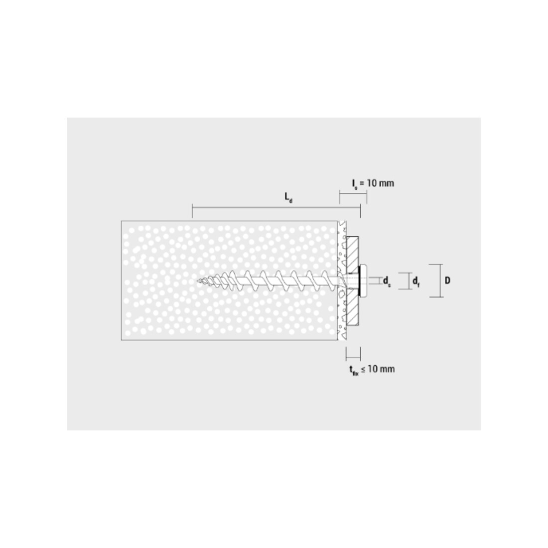 CELO Isolierplattenschraube IPS 80 Anthrazit