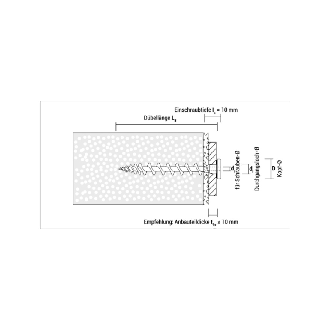 CELO Isolierplattenschraube IPS 80 Anthrazit