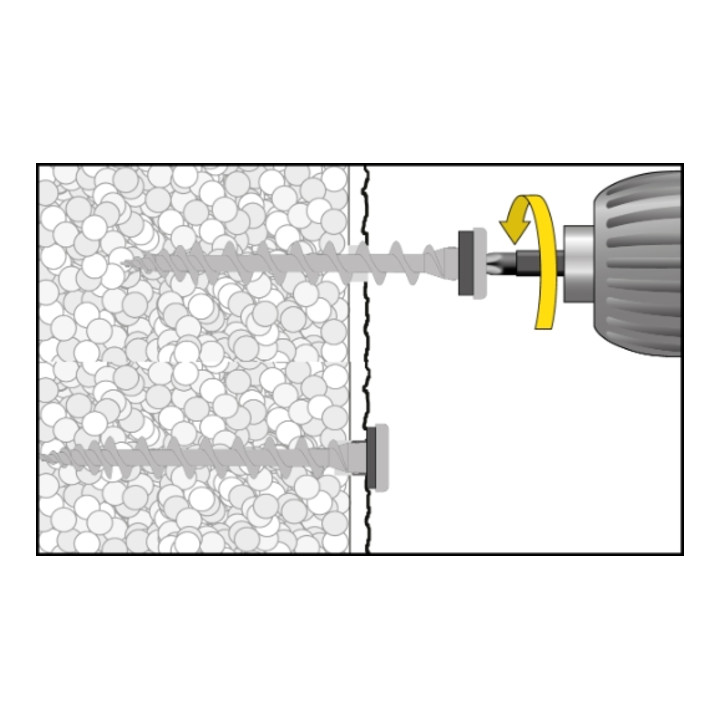 CELO Isolierplattenschraube IPS 80 Anthrazit