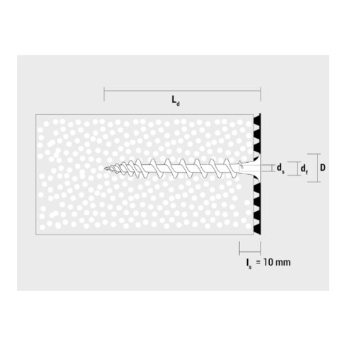 Celo Isolierplattenschraube IPS 80T Telegrau