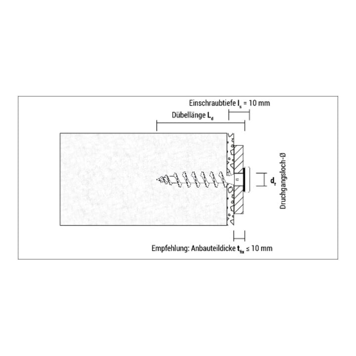 CELO Isolierplattenschraube IPS-H 55 Anthrazit