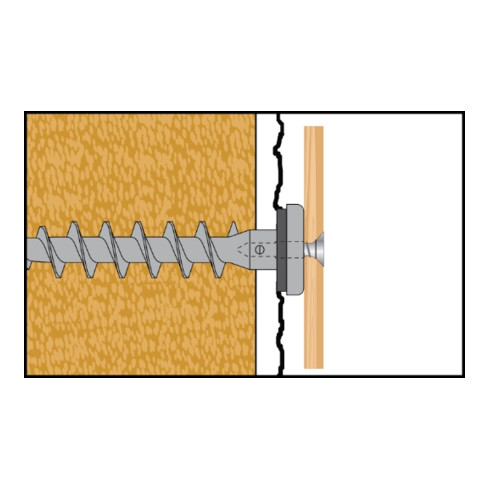 CELO Isolierplattenschraube IPS-H 55 Verkehrsschwarz 8 mm 55 mm