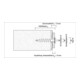 CELO Isolierplattenschraube IPS-H 55 SIgnalweiß