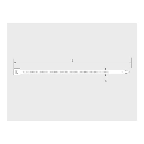 CELO Kabelbinder CCT 2,5x100 schwarz