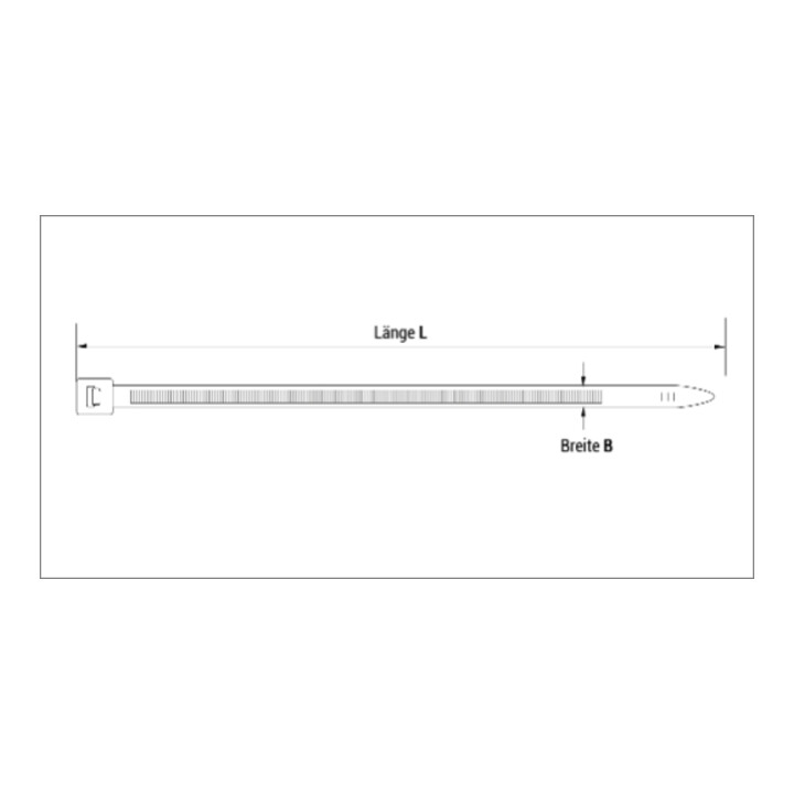 CELO Kabelbinder CCT 3,6x140 schwarz