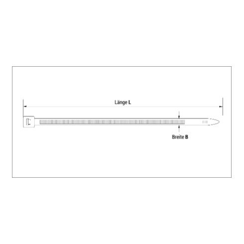 CELO Kabelbinder CCT 3,6x140 schwarz