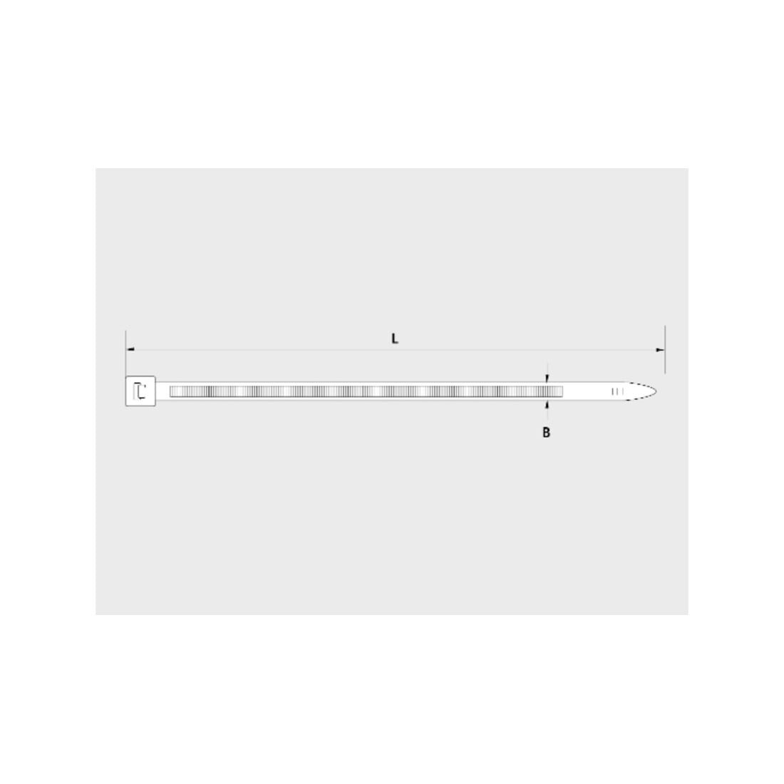 CELO Kabelbinder CCT 3,6x370 schwarz
