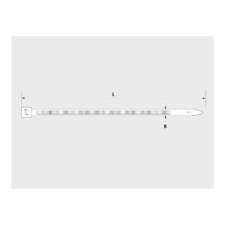 CELO Kabelbinder CCT 7,6x365 naturel