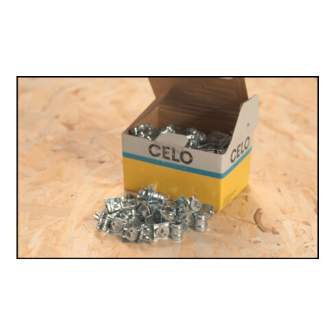 Celo metalen clip, dubbel DFT 20