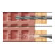 Celo Multifunktionsrahmendübel MFR FB 8-60 SSKS, Flachbund, Sechskantschr. mit angepr. Scheibe, galv. verz., Blister