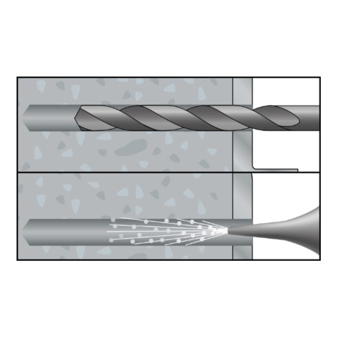 Celo Multifunktionsrahmendübel MFR SB 10-180 TX, Senkbund, Senkkopfschraube, galv. verz.