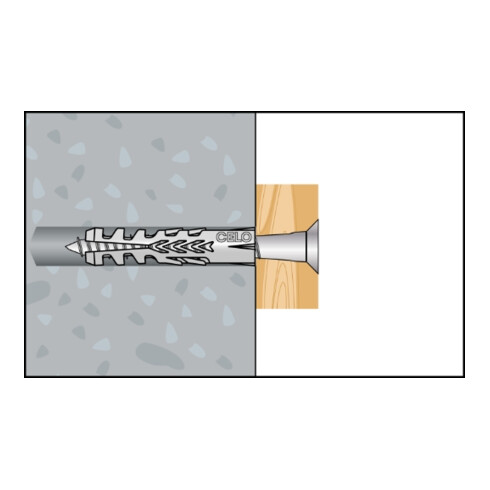 CELO Normaldübel mit Schraube F 12 SKS