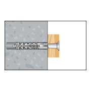 CELO Normaldübel mit Schraube F 12 SKS-5