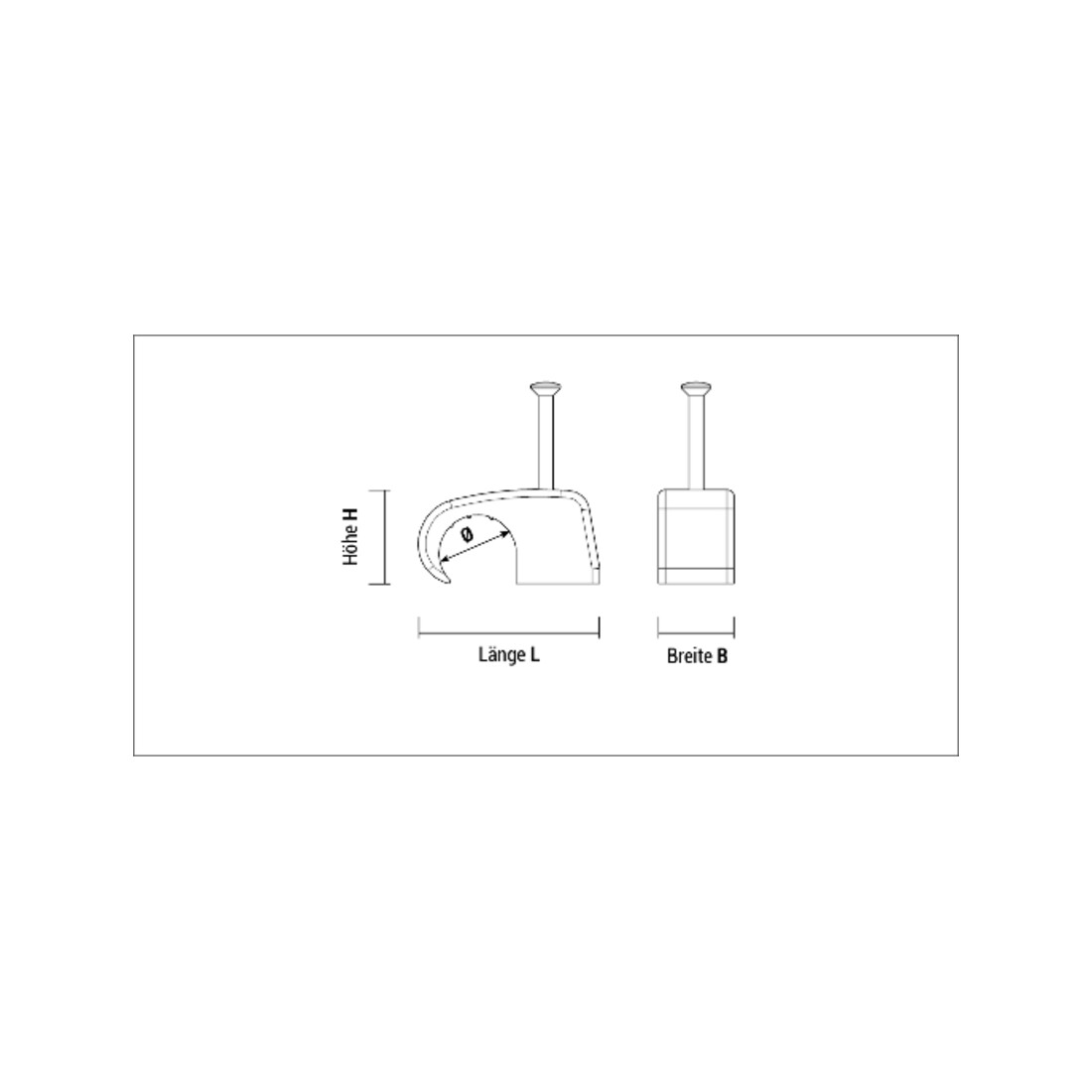 CELO Pince à ongles Plastigrap - blanc RB-5