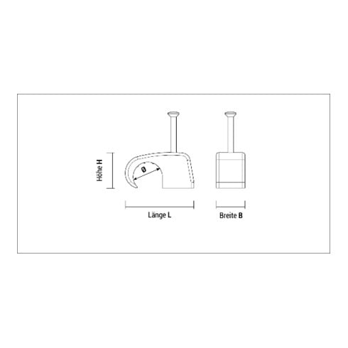 CELO Pince à ongles Plastigrap - blanc RB-7