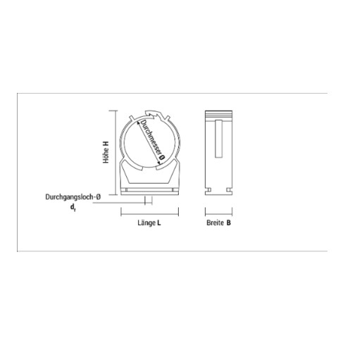 CELO Plastikschellen Abranyl AN 121/ grau