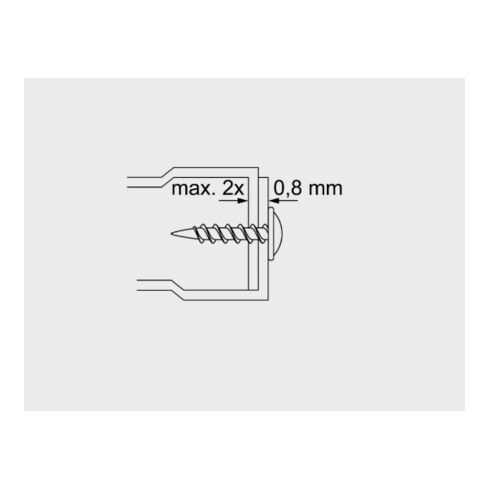 CELO Profilverbinderschraube PVS 4,2 x 13