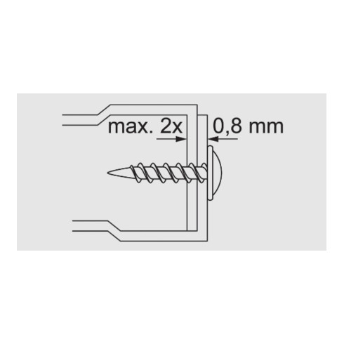 CELO Profilverbinderschraube PVS 4,2 x 13