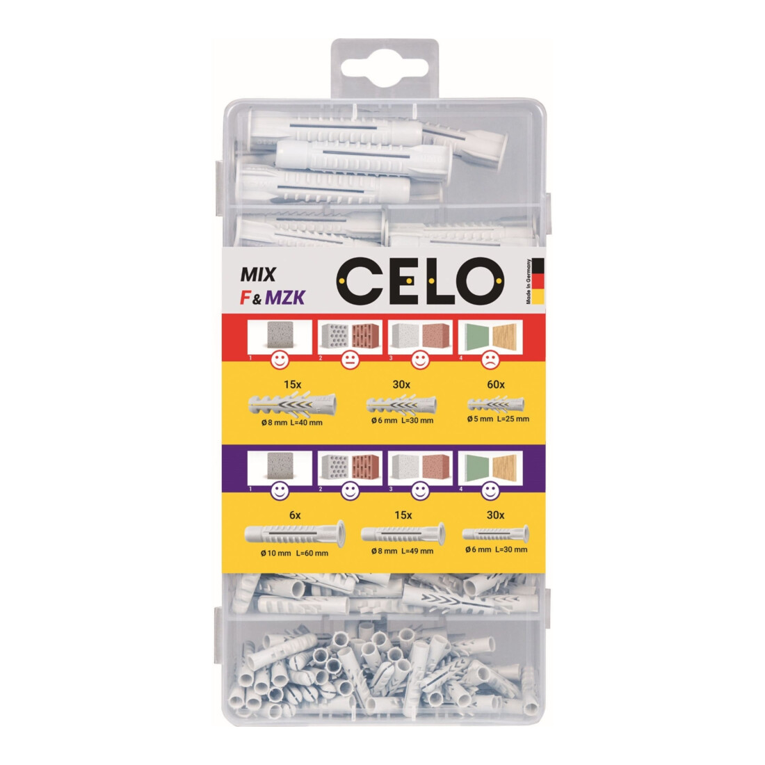 CELO Sortimentsbox F und MZK