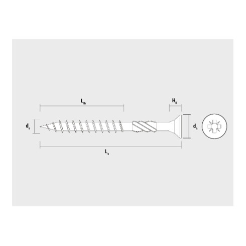 CELO Spanplattenschraube VELOX PZ 3,0x35/20, Teilgewinde, blau verzinkt