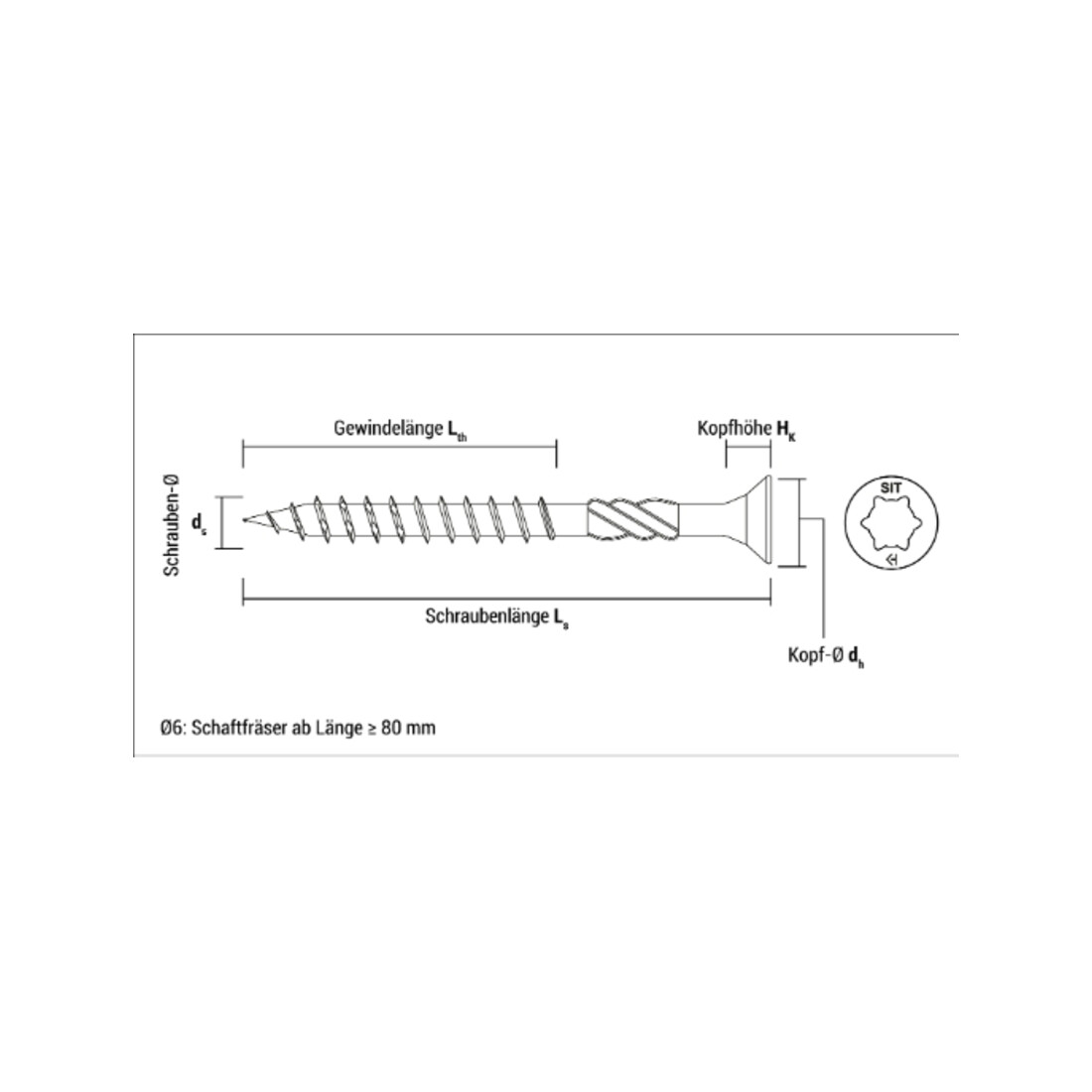CELO Spanplattenschraube VELOX T