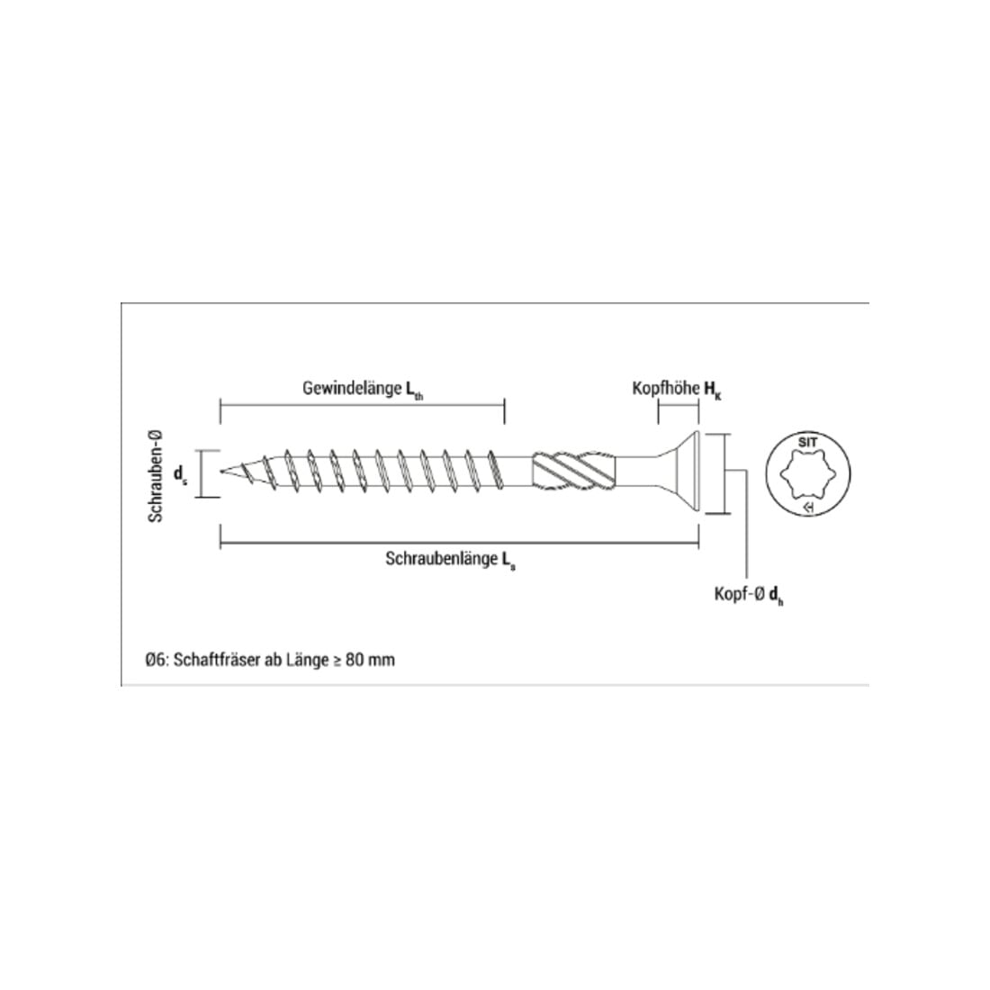 CELO Spanplattenschraube VELOX T