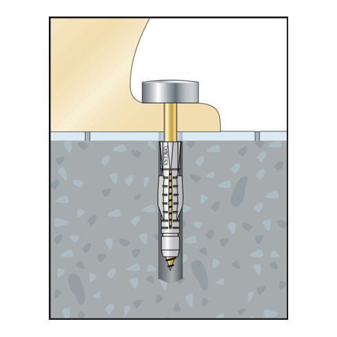 CELO Stand-WC-Befestigung WC weiß,chrom