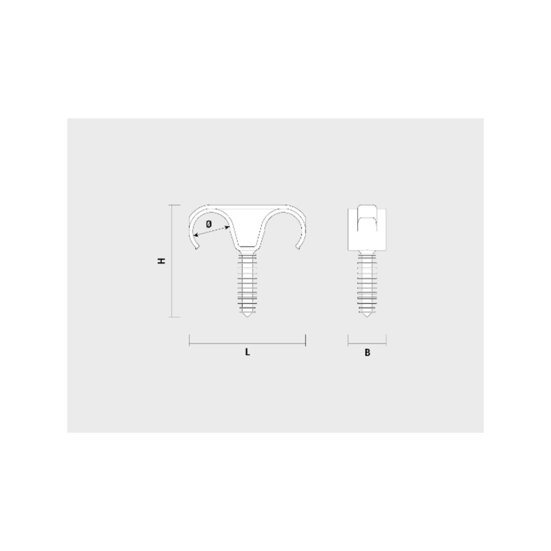 CELO Steck-Clip Taclip doppelt FTD18