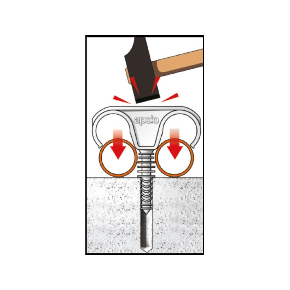 CELO Steck-Clip Taclip einfach FTS28