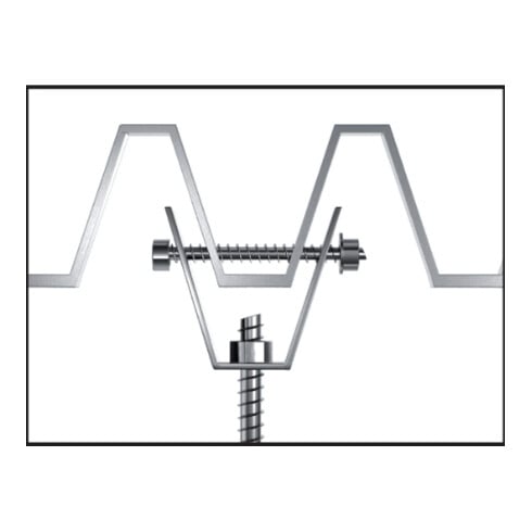 CELO Suspension pour tôle trapézoïdale TPZ 8F